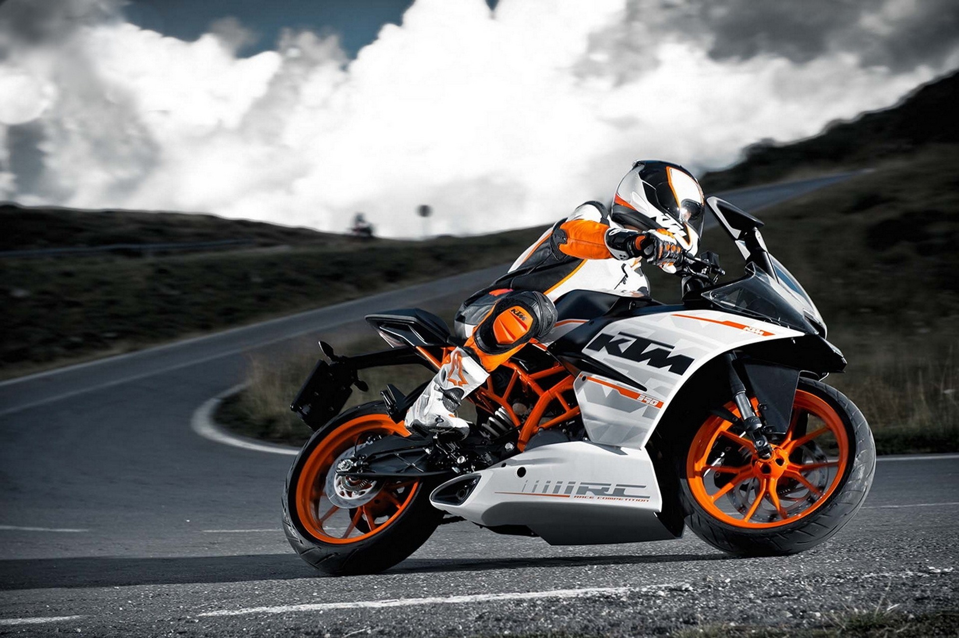 rennfahrer schönheit sport motorrad ktm