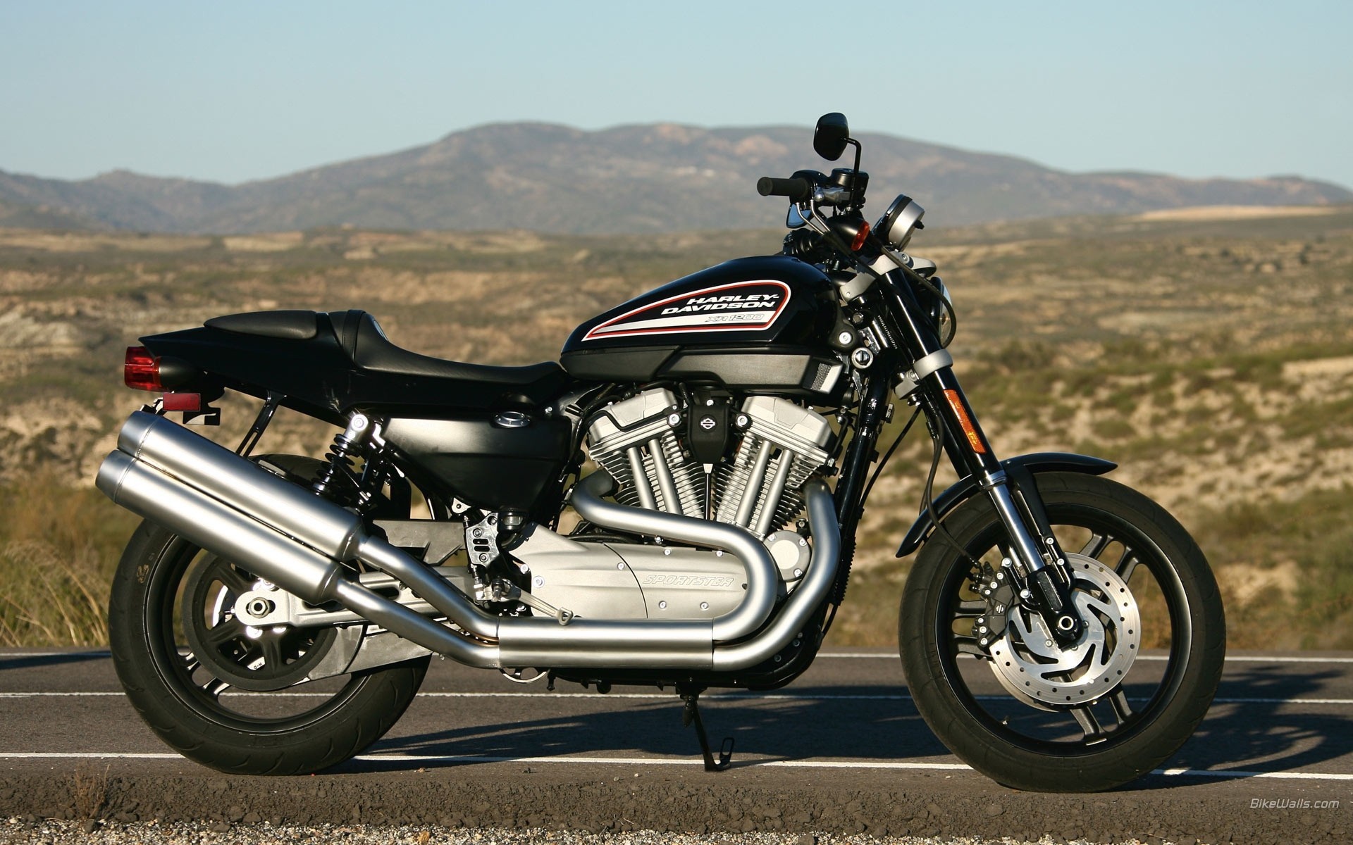 harley davidson montagna strada natura