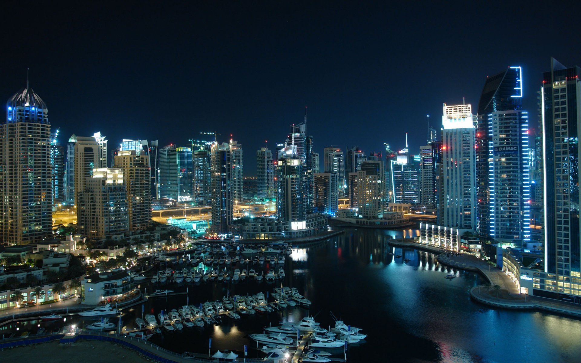 dubai city united arab emirates dubai marina united arab emirates houses skyscrapers port boats night