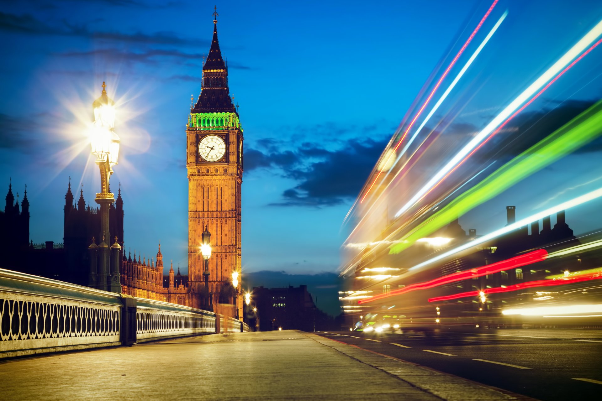 londres big ben angleterre big ben royaume-uni ville nuit route exposition lumières pont éclairage lanternes lumière