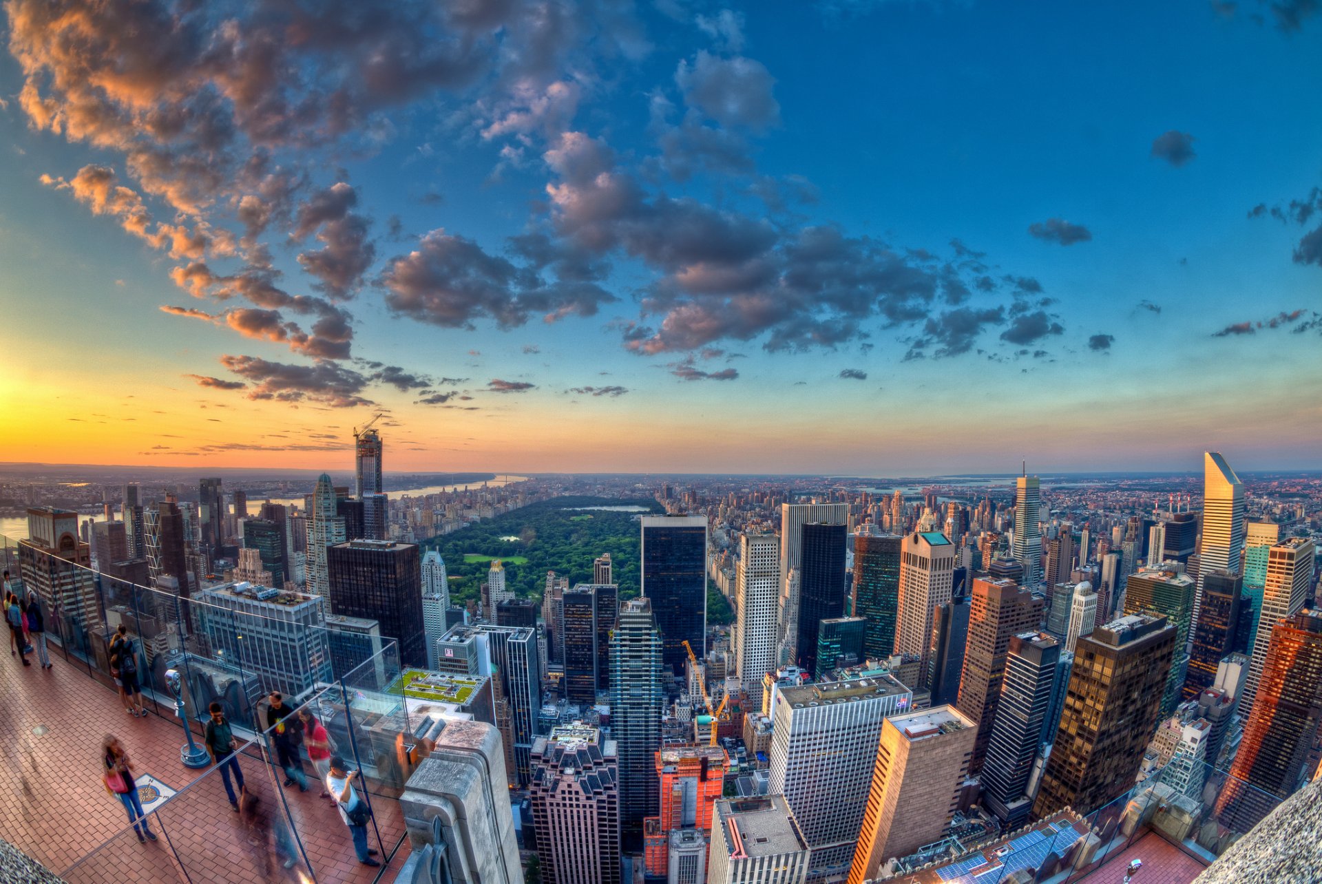 america new york grattacieli vista dall alto panorama new york