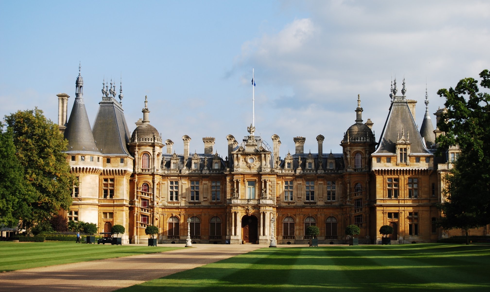 inglaterra waddesdon manor buckinghamshire sabor de rothschild manor palacio