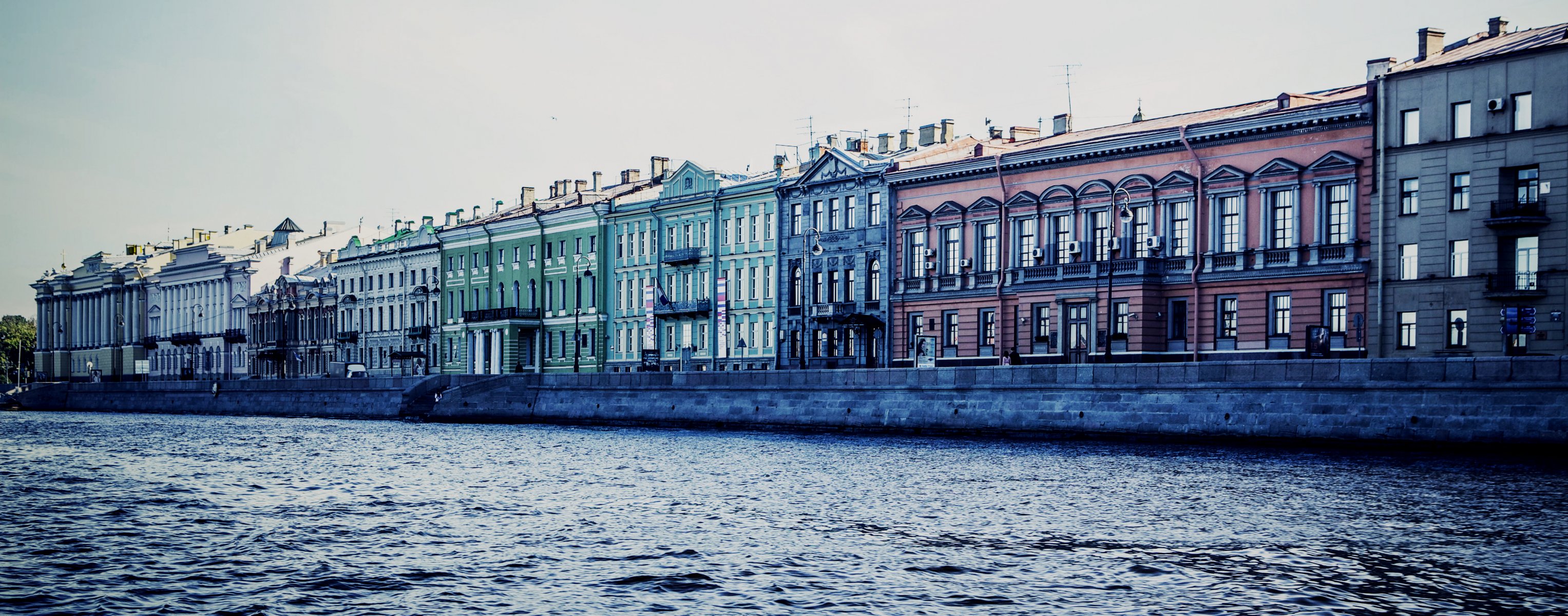 t. petersburg peter russia embankment channel river river niva promenade des anglai