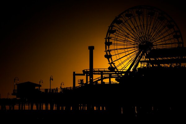 Ruota panoramica a Santa Monica California