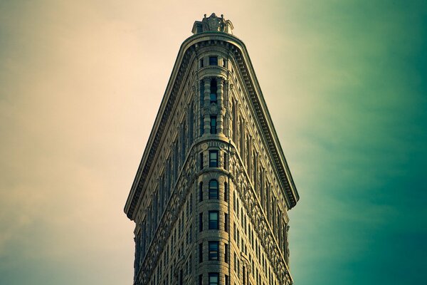 Costruzione di ferro a Manhattan