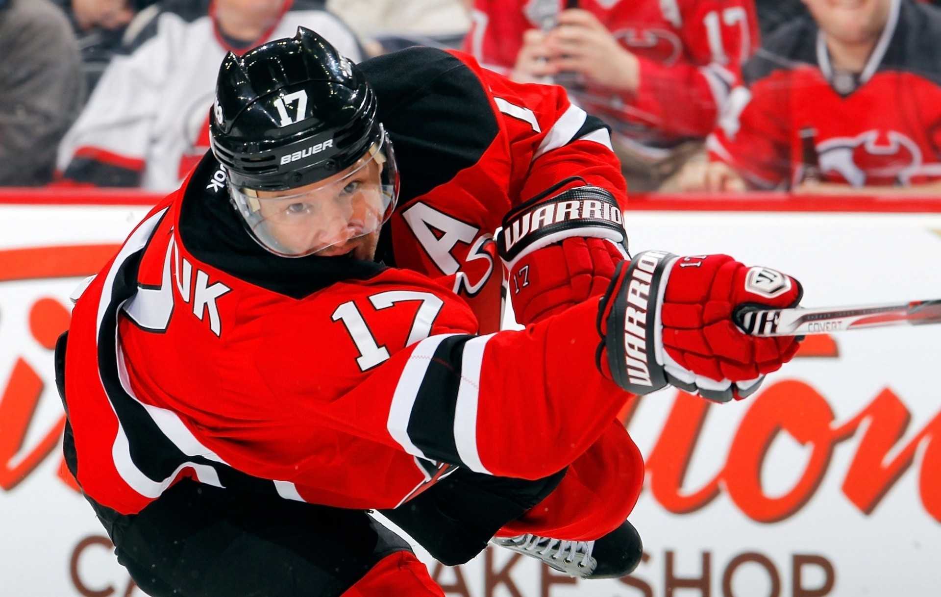 ilya kovalchuk diavoli diavoli russo uniforme bastone carta da parati new jersey attaccante nhl sport