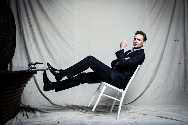 Fotoshooting Schauspieler Tom hiddleston