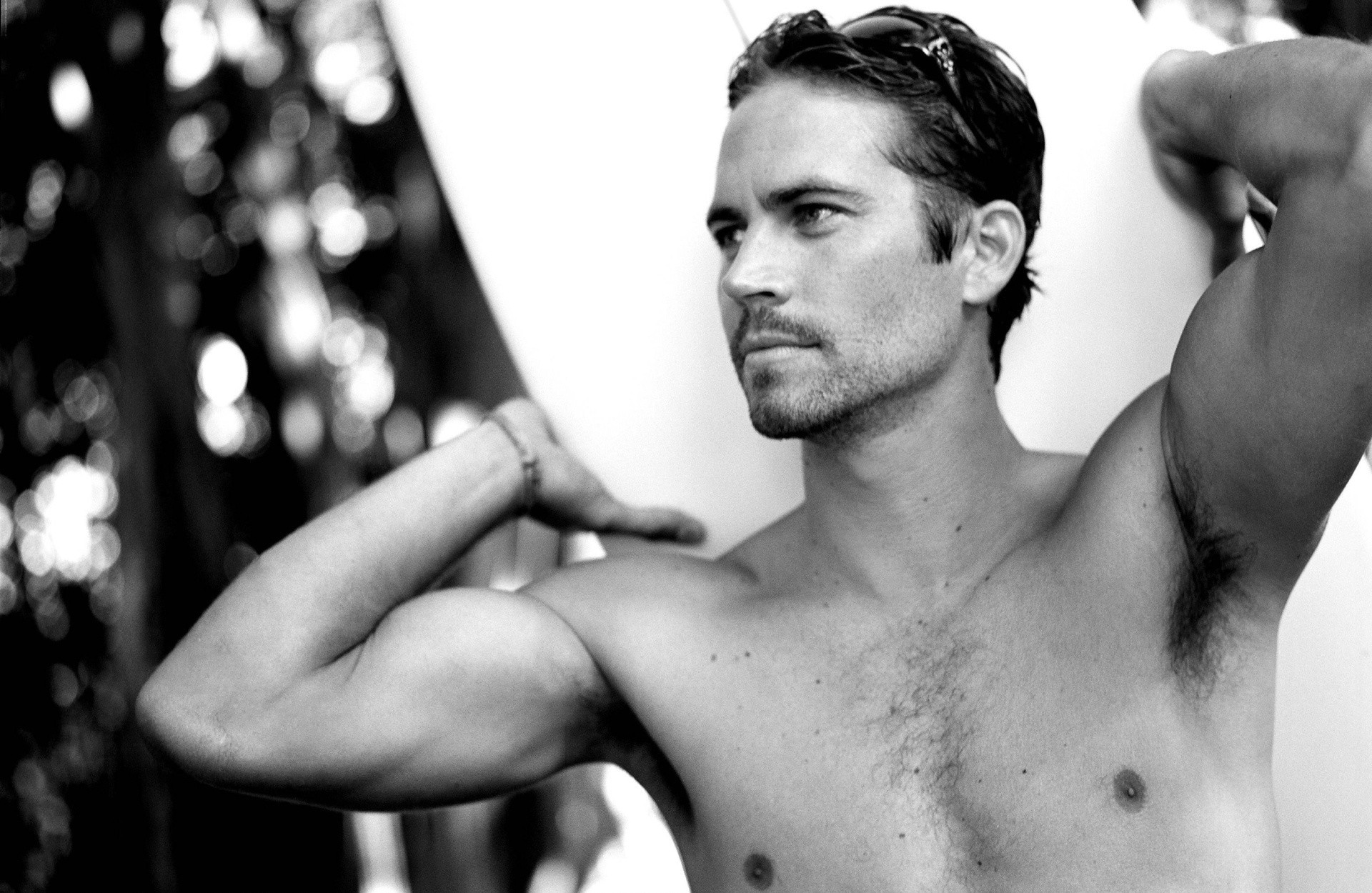 beau noir et blanc paul walker homme acteur