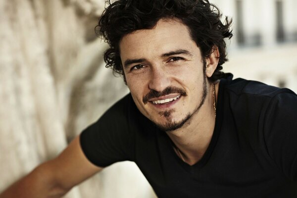 Foto des berühmten Schauspielers Orlando Bloom