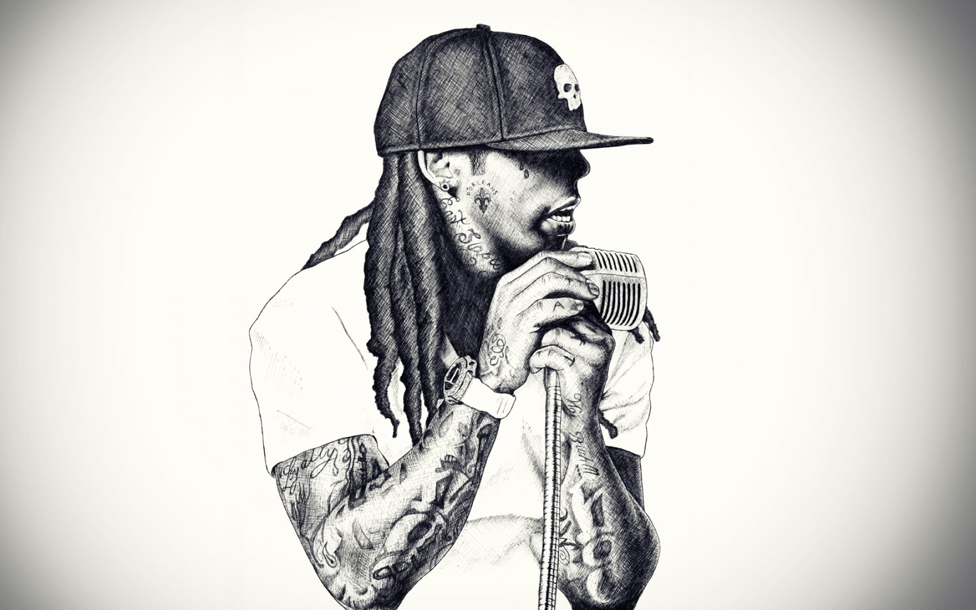 arte lil wayne celebridades rapero