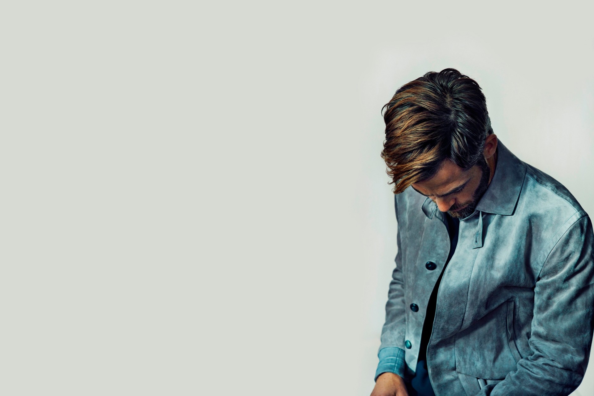 chris pine elle beim fotoshooting