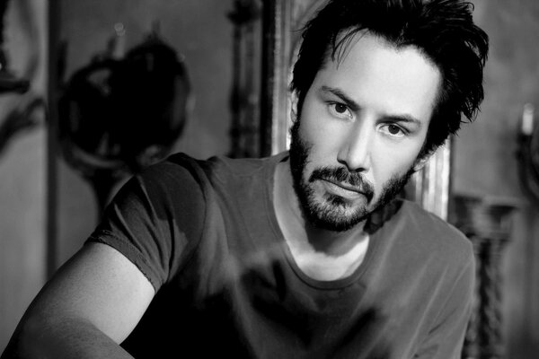 Keanu Reeves Piercing Gaze