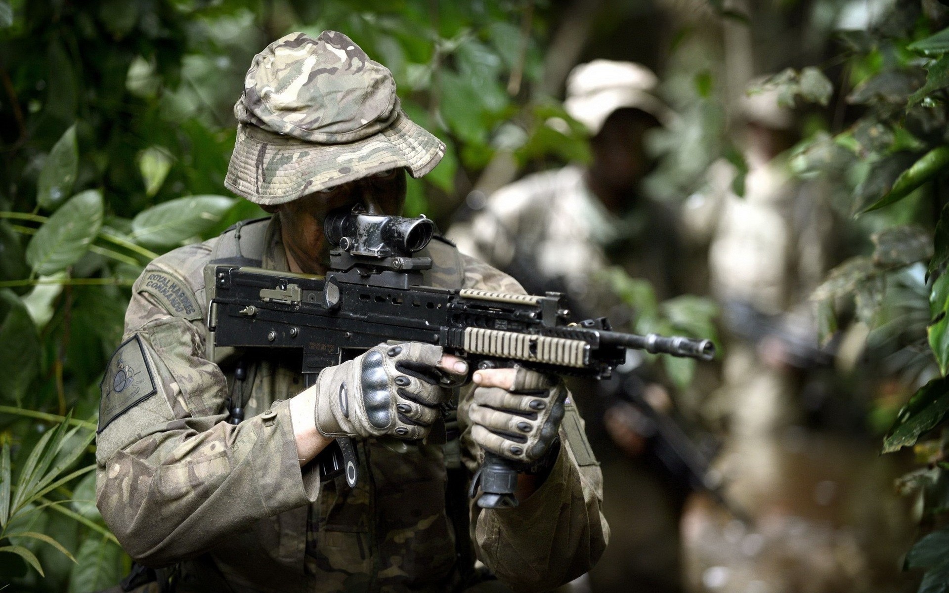 commandos britanniques armes soldats