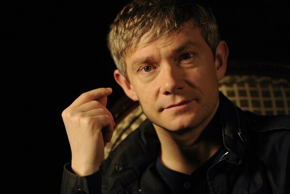 English actor Martin Freeman who played Dr. Watson