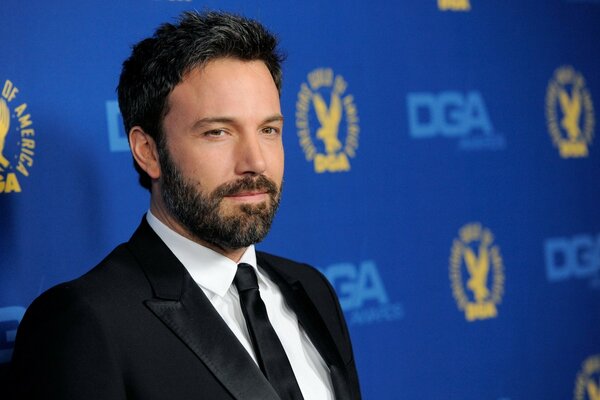 Acteur Ben Affleck. Acteur à la barbe