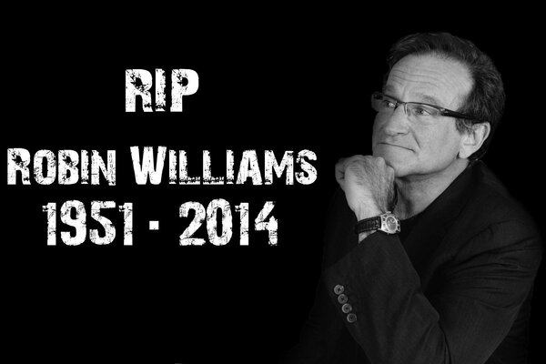 Schauspieler und Oscar-Gewinner Robin Williams. Tragisches Schicksal