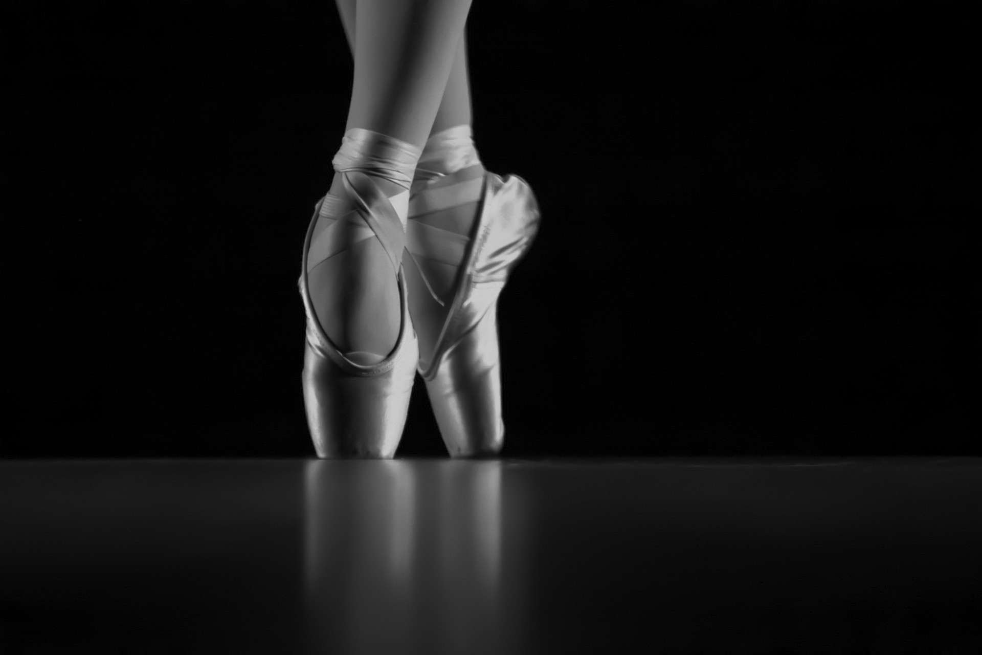 spitzenschuhe ballett schuhe monochrom