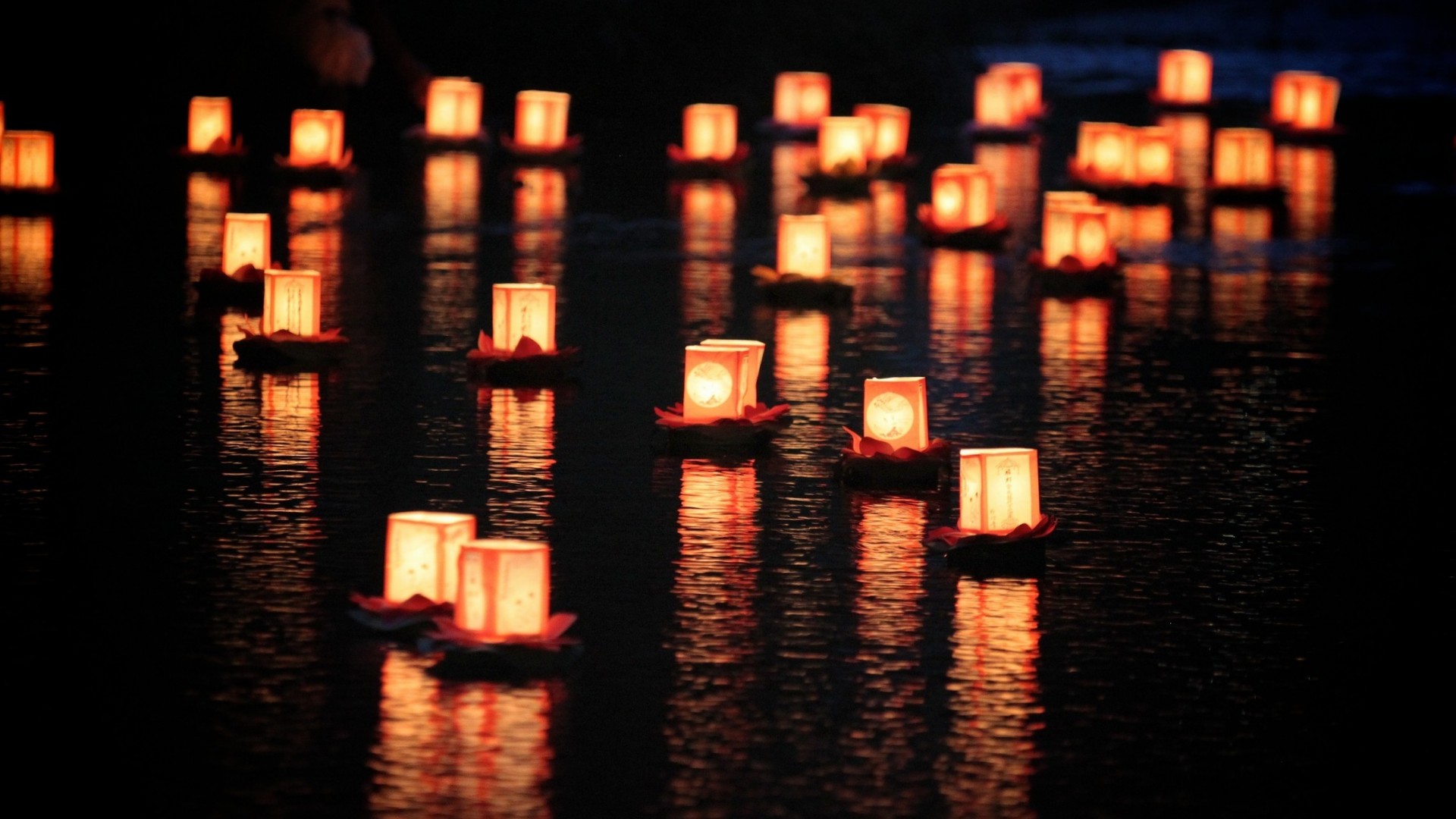 lichter meer schwimmen taschenlampen