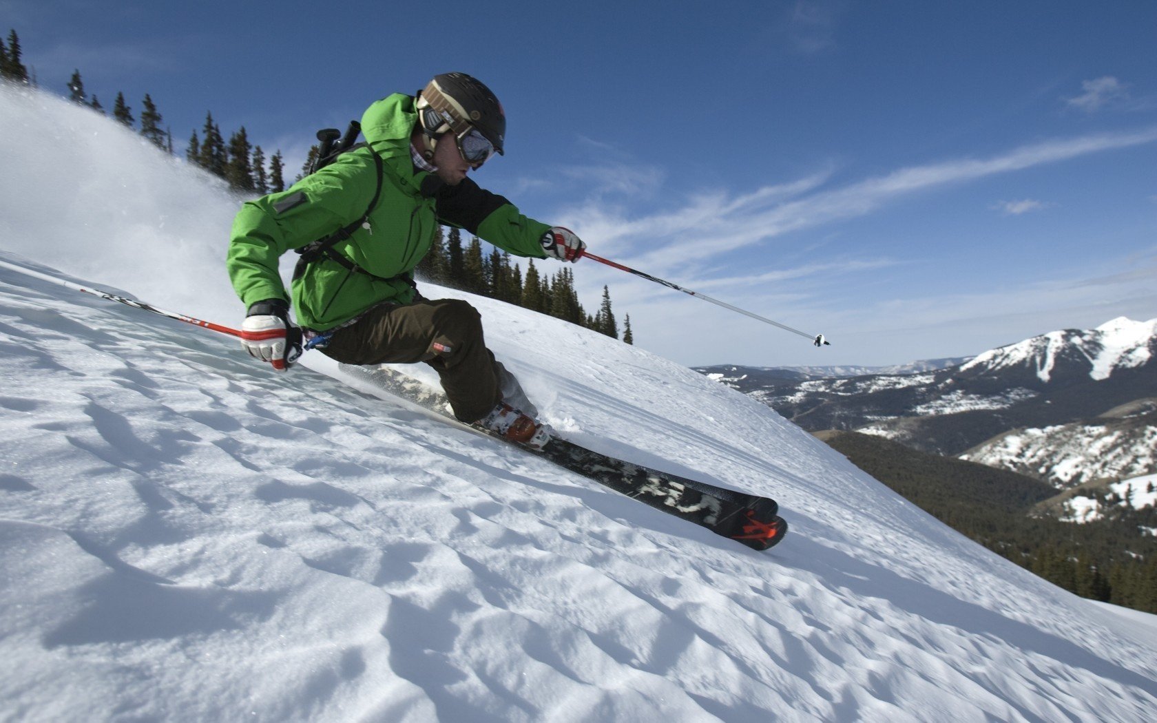 freeride esquí freeride montañas invierno