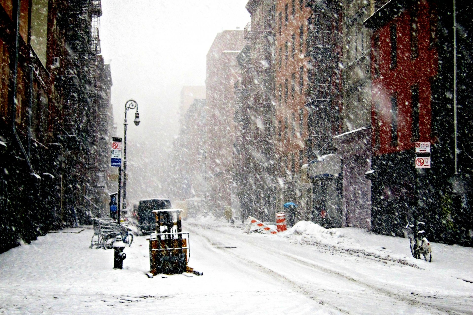 neve inverno new york nevicata new york inverno new york sotto la neve