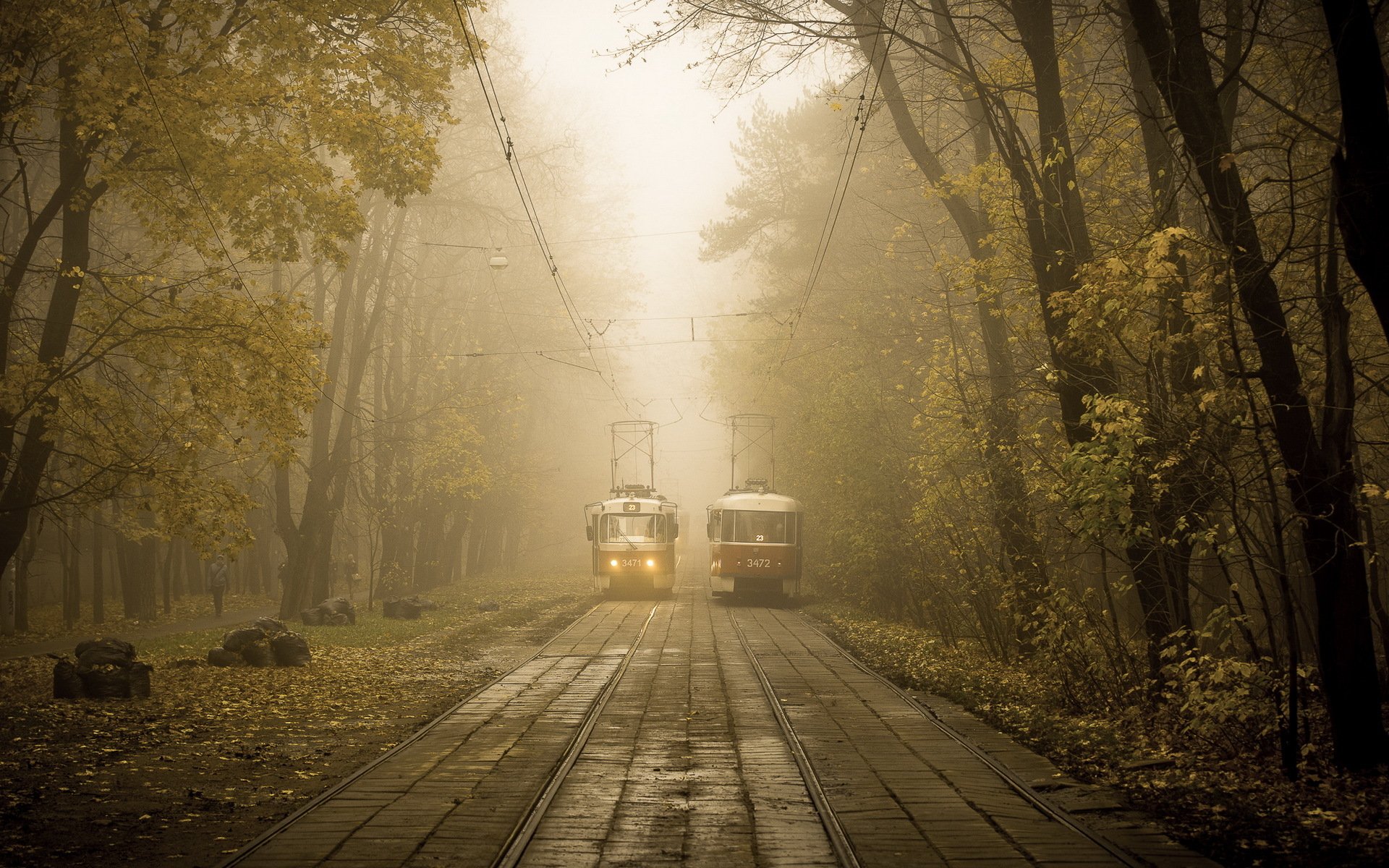 ville rue tramway