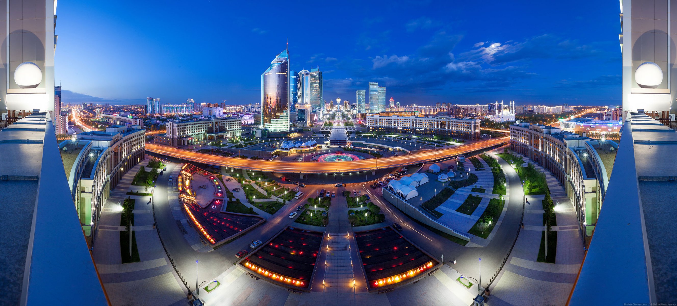 astana kazachstan panorama