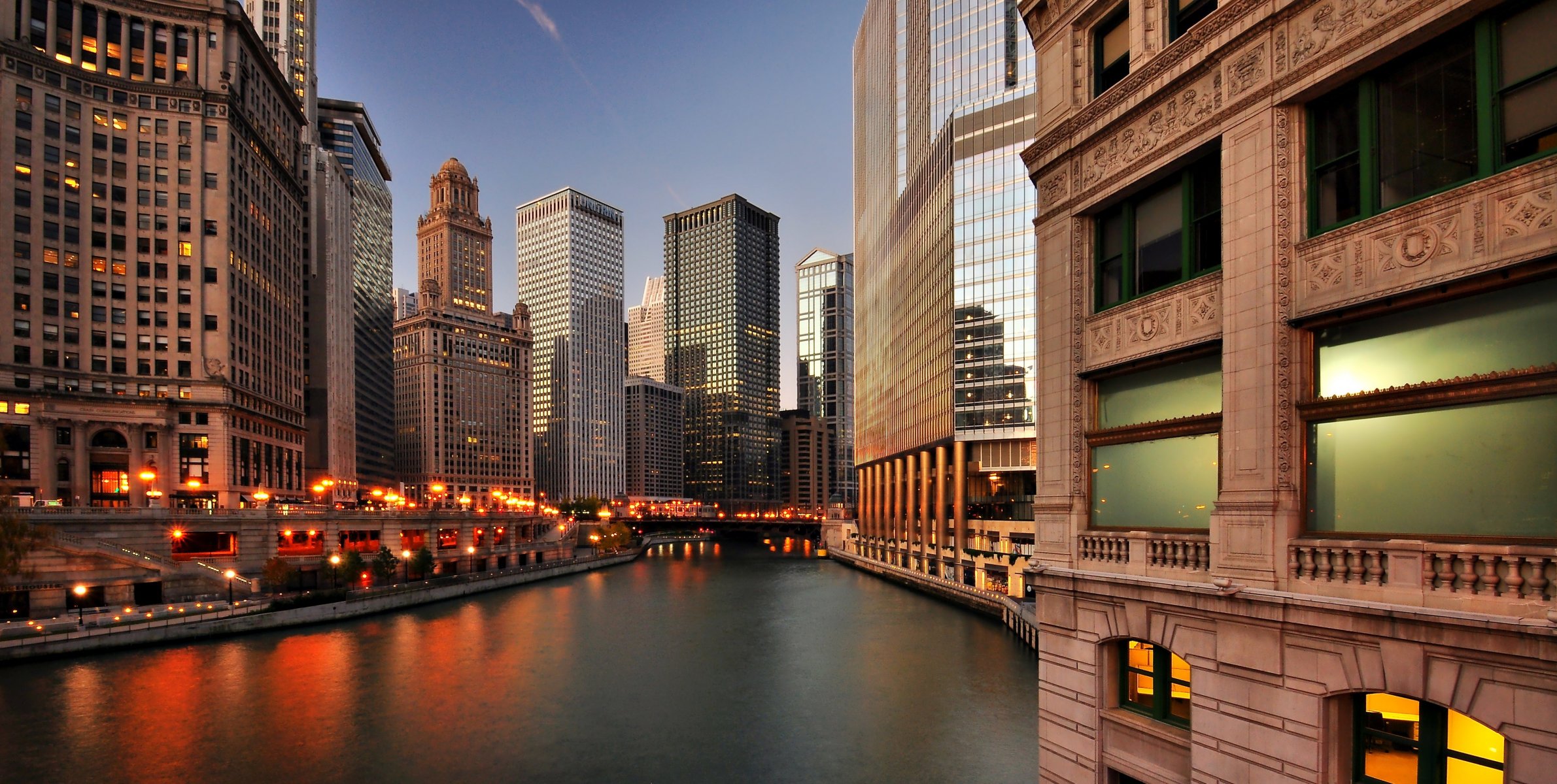 chicago illinois stati uniti città grattacieli