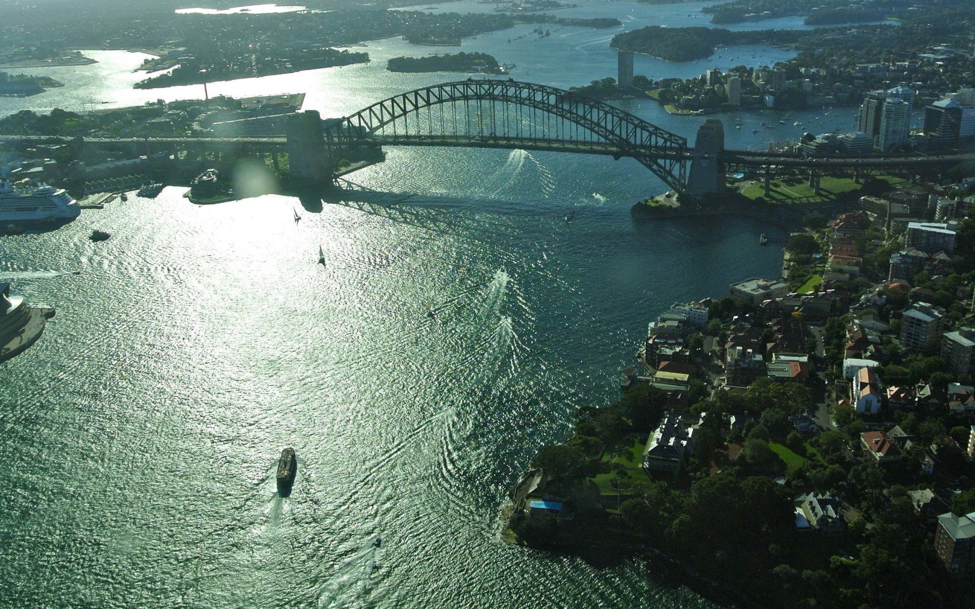 miasto sydney australia sydney harbour bridge harbour bridge most obszar wodny