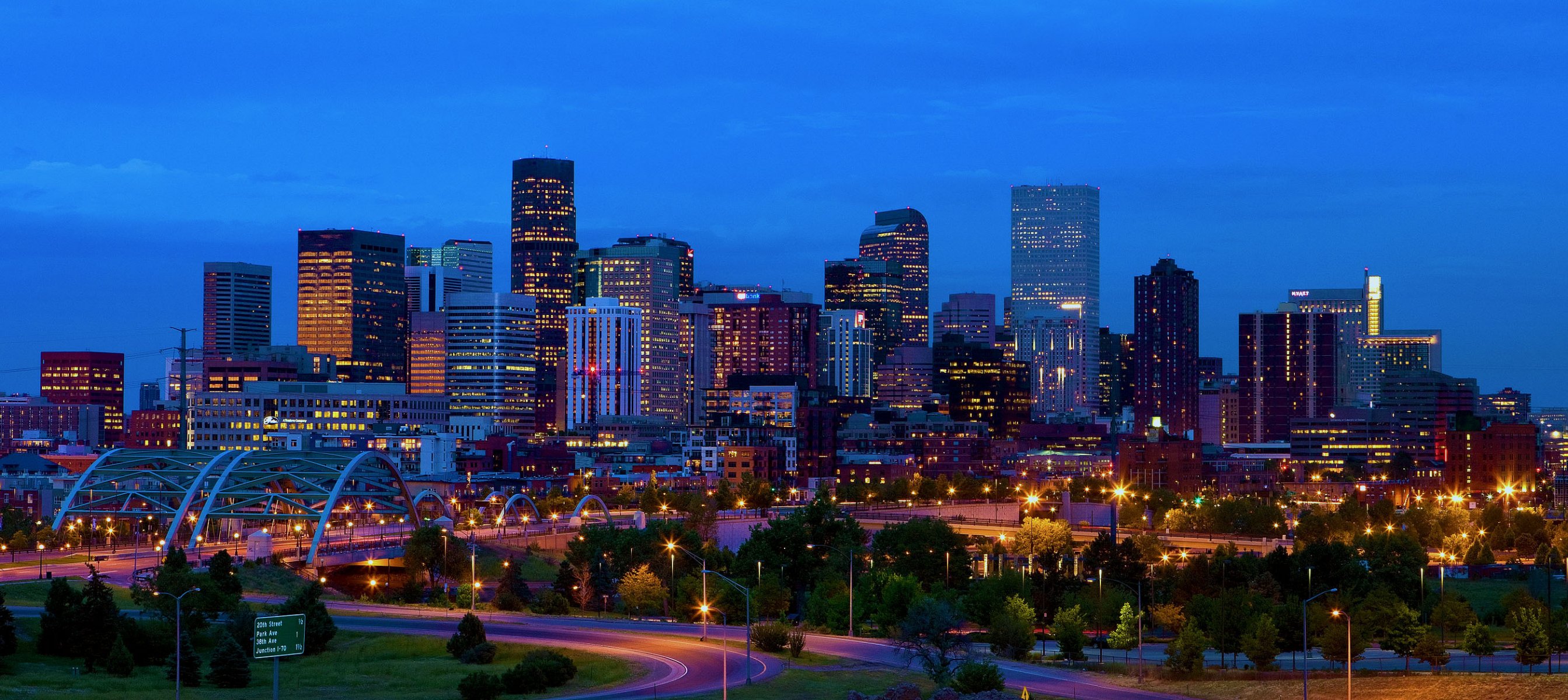 stati uniti denver colorado orizzonte america panorama