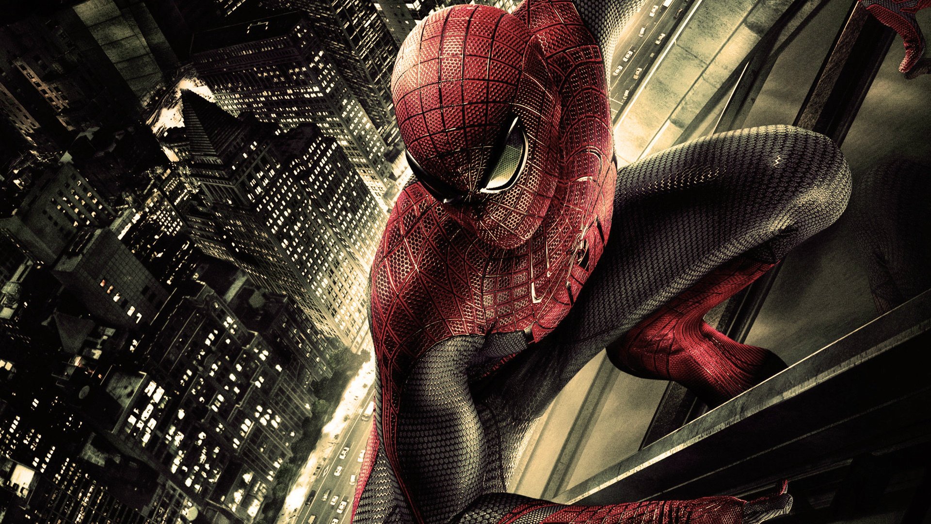 amazing spider man небоскреб машины новый человек паук