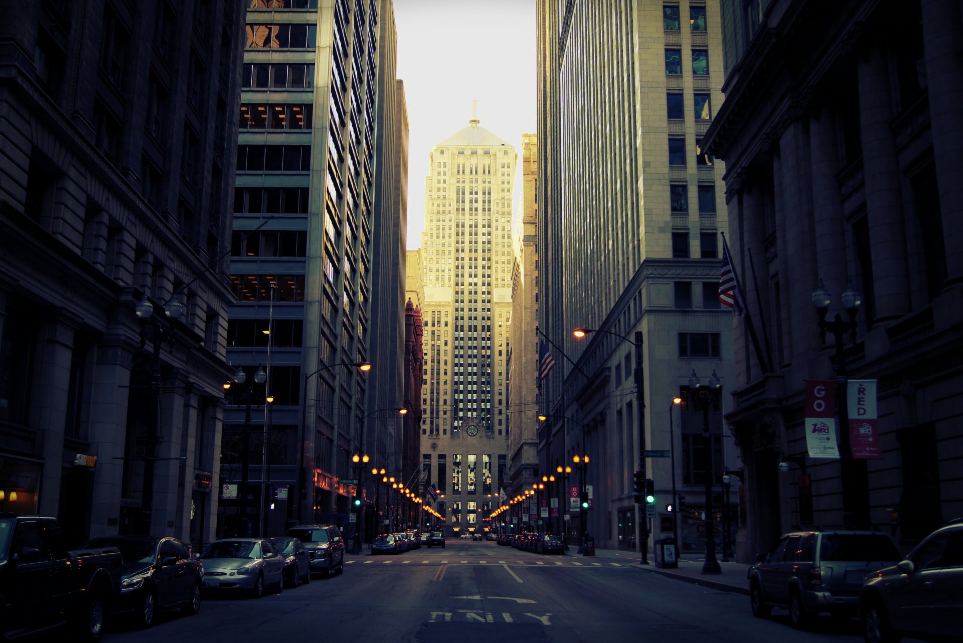 center illinois chicago usa america buildings skyscrapers sky skyscraper