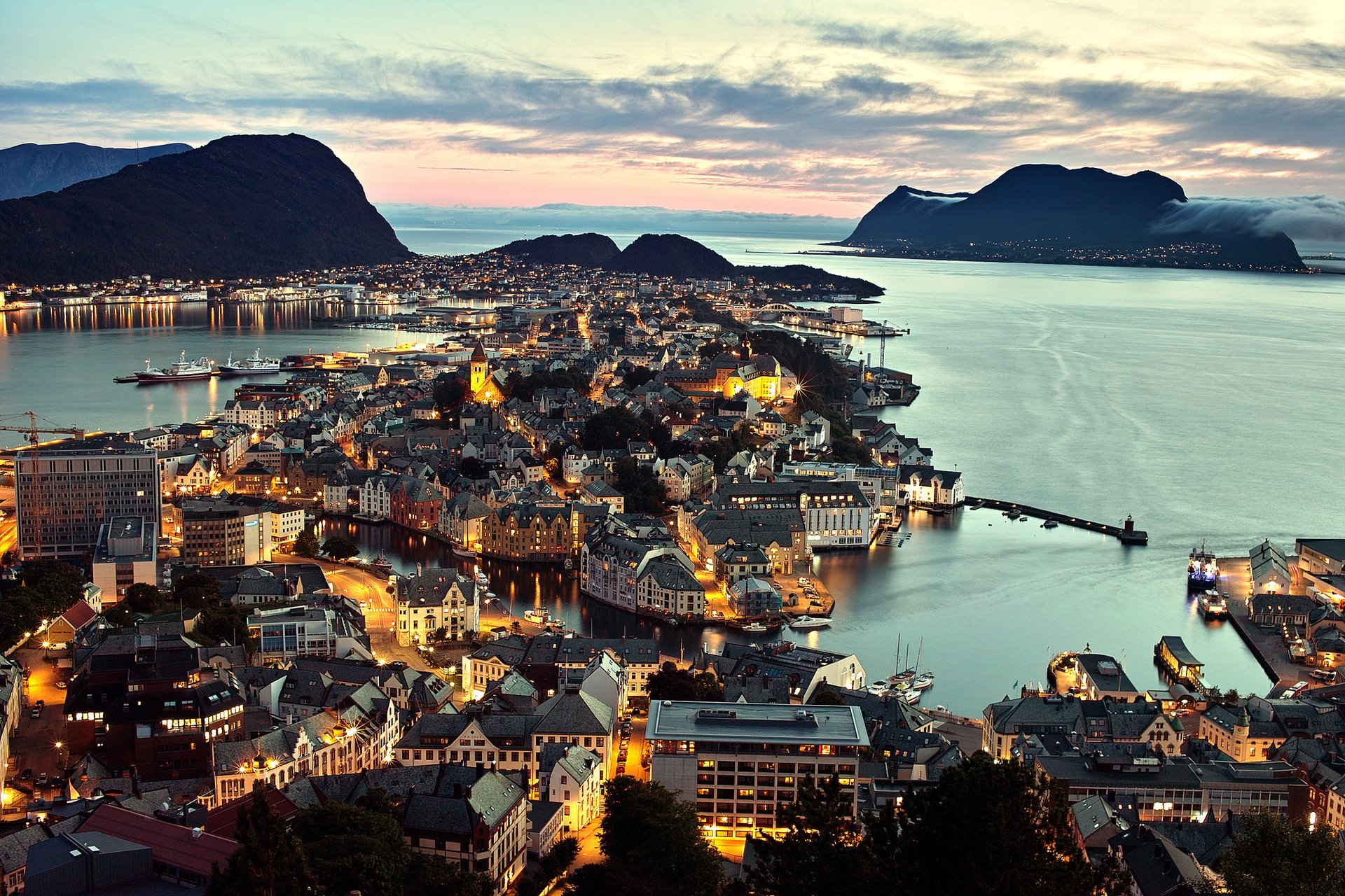 aalesund •lesund norway norway city sea