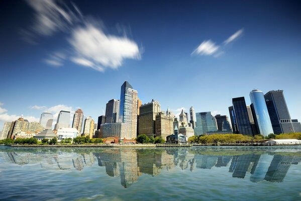 Urban New York from the Bay side