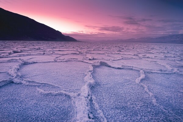 Attractions de la nature des États-Unis au coucher du soleil