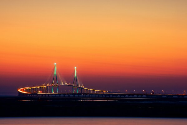 Feux de pont en Corée