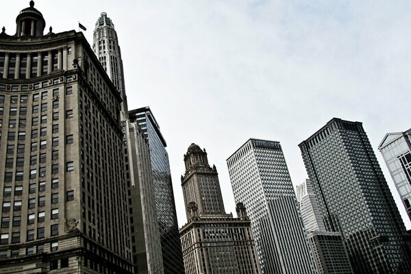 Photo of American skyscrapers by day