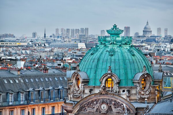 Cúpula de la gran Ópera de París