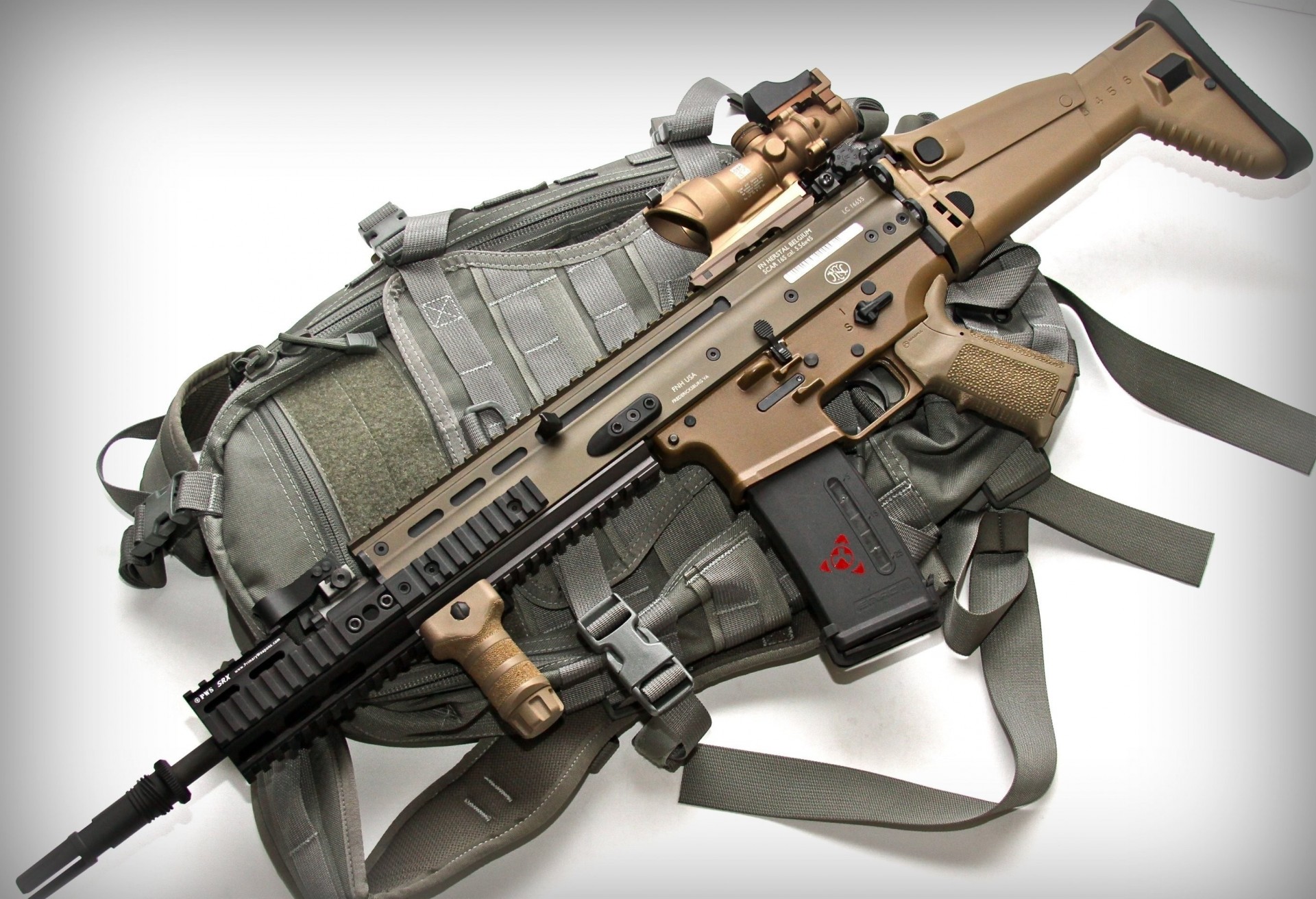 оружие fn scar 16s оптика