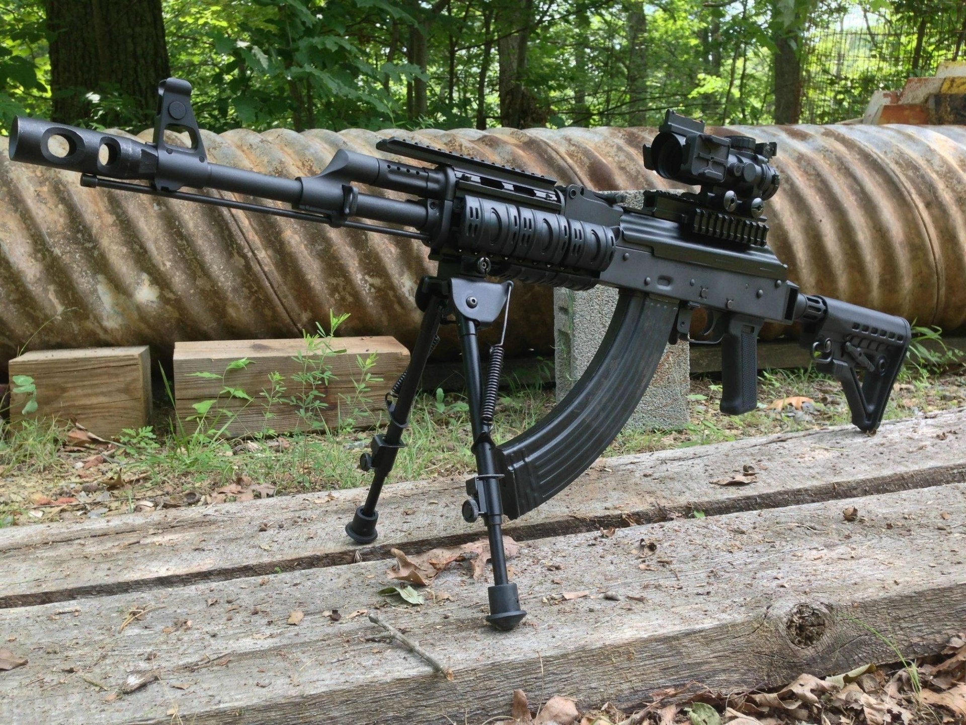 manual rpk machine gun kalashnikov