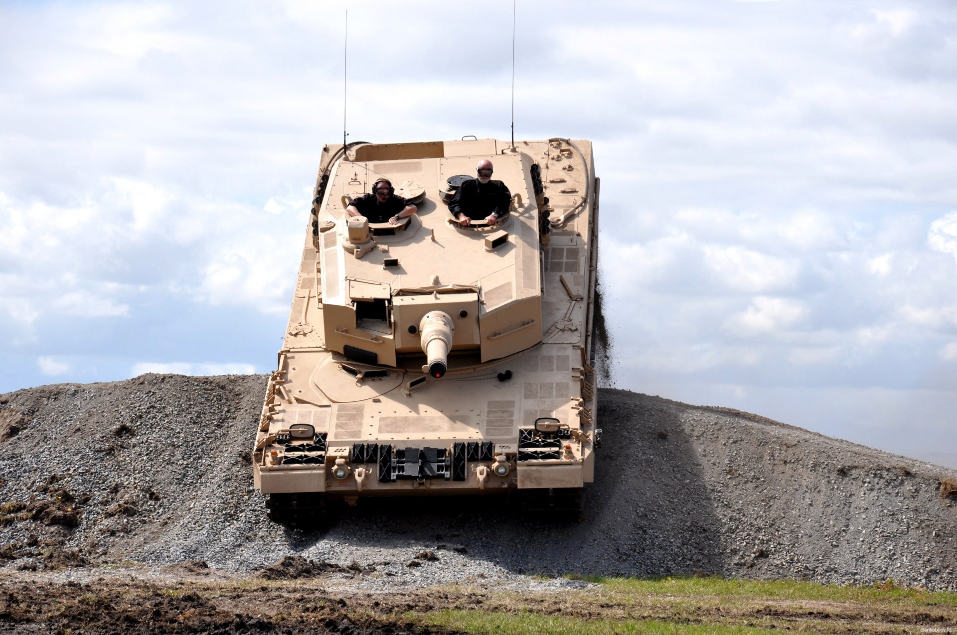 leopard tank grey cloud