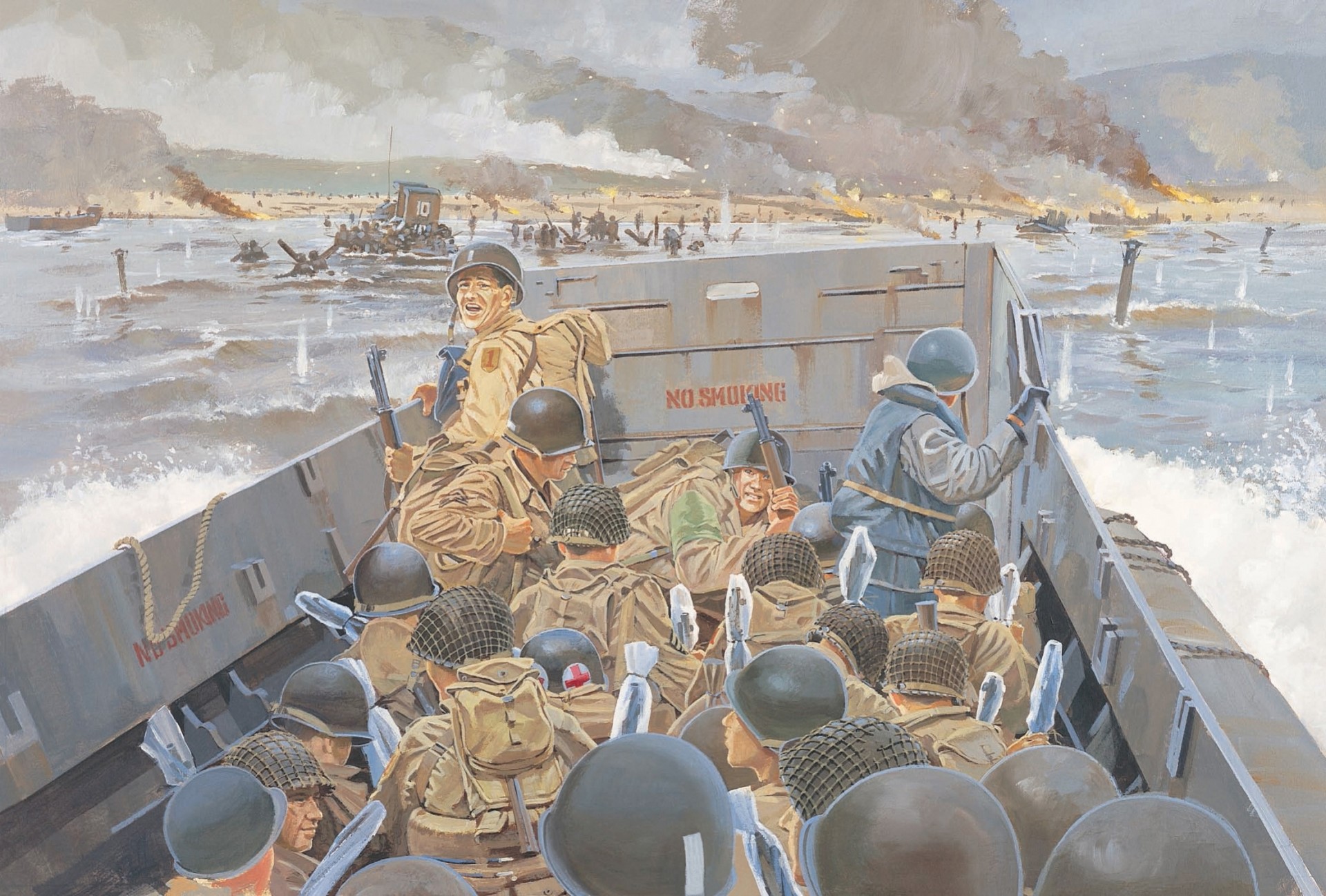 art soldiers 1944 beach artist regiment ww2 d-day omaha infantry june invasion allied forces through english channel served opening second front on landing