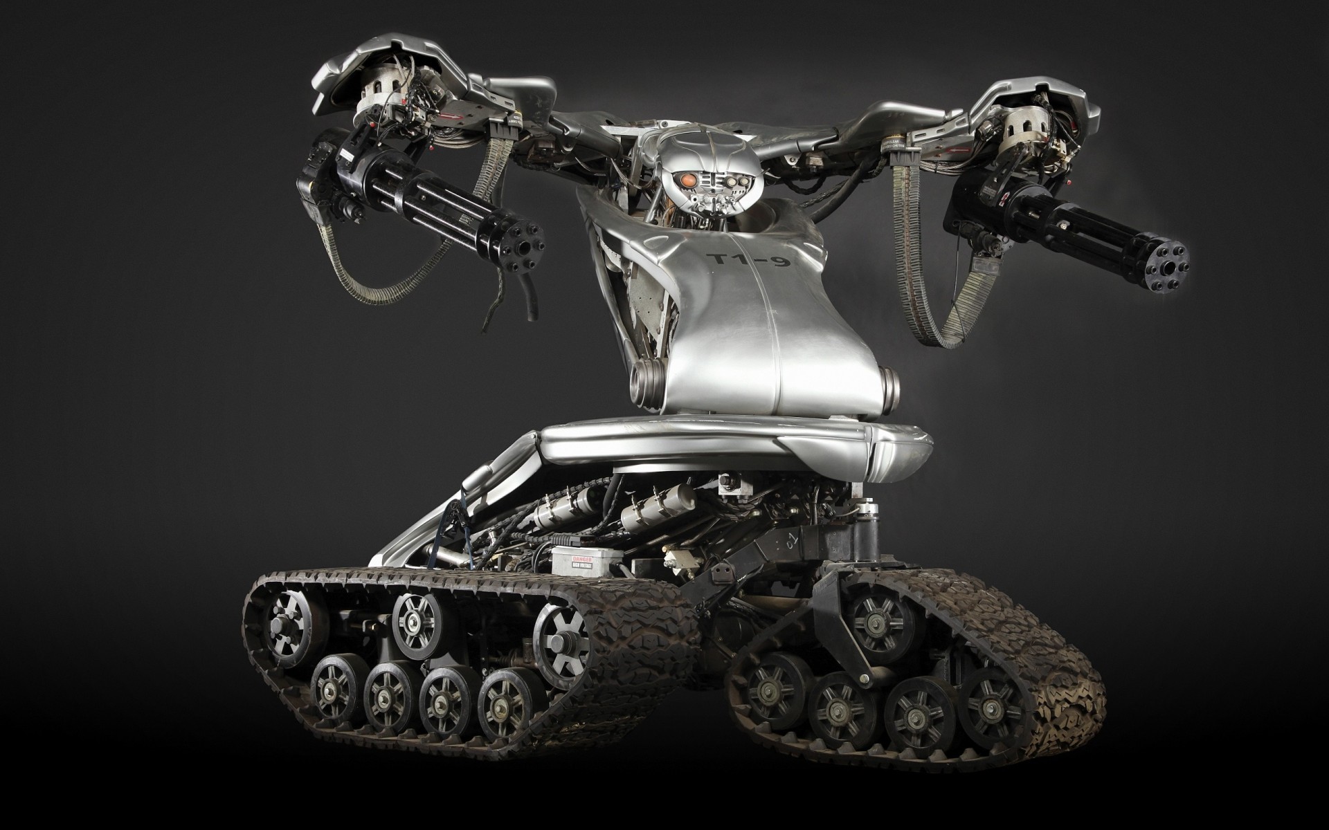 robot mitrailleuses armes terminator t-1