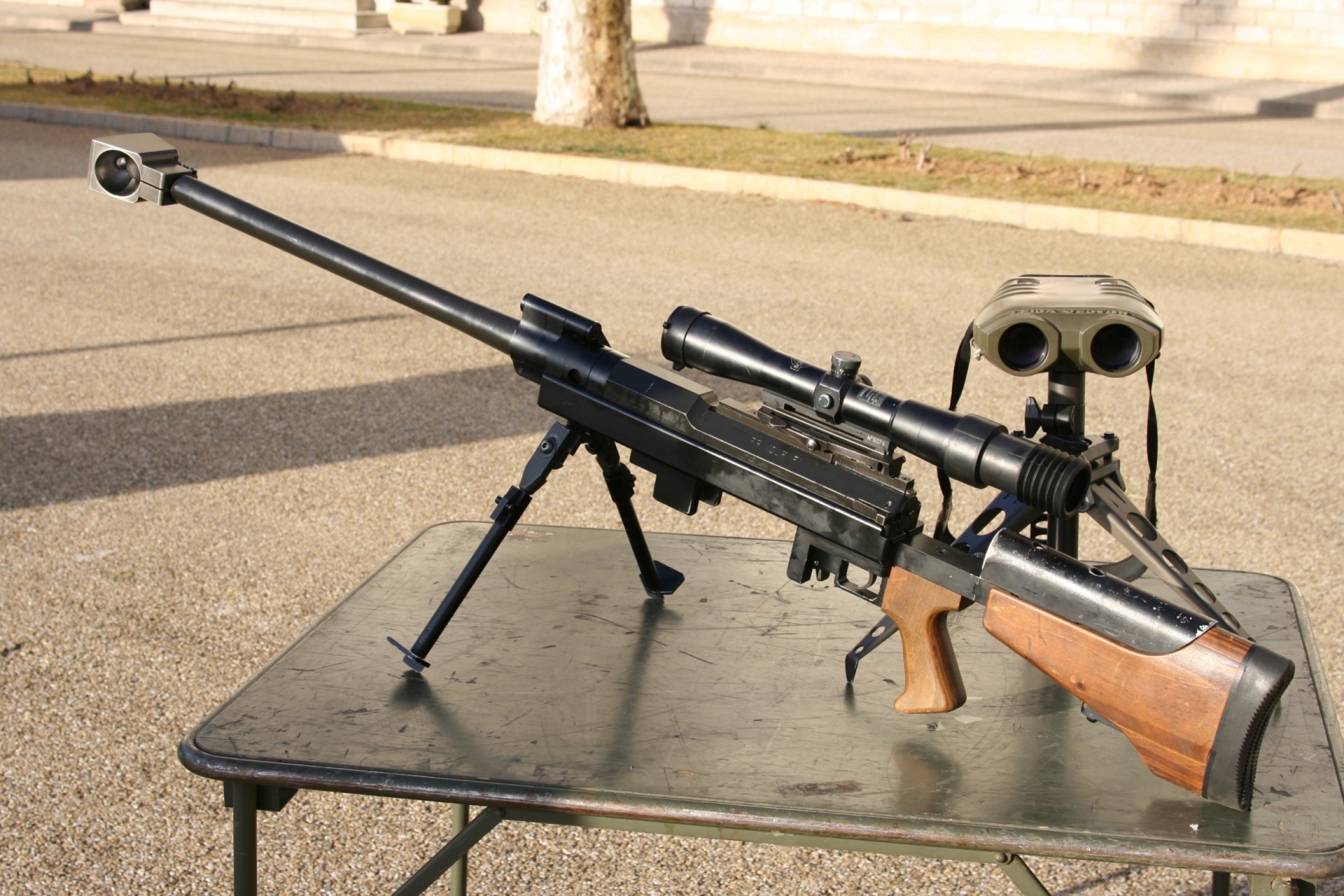 gran calibre francotirador rifle binoculares óptica