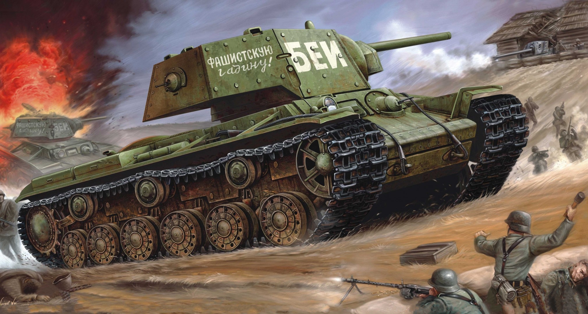 kv-85 soldados soldado de asalto guerra dibujo