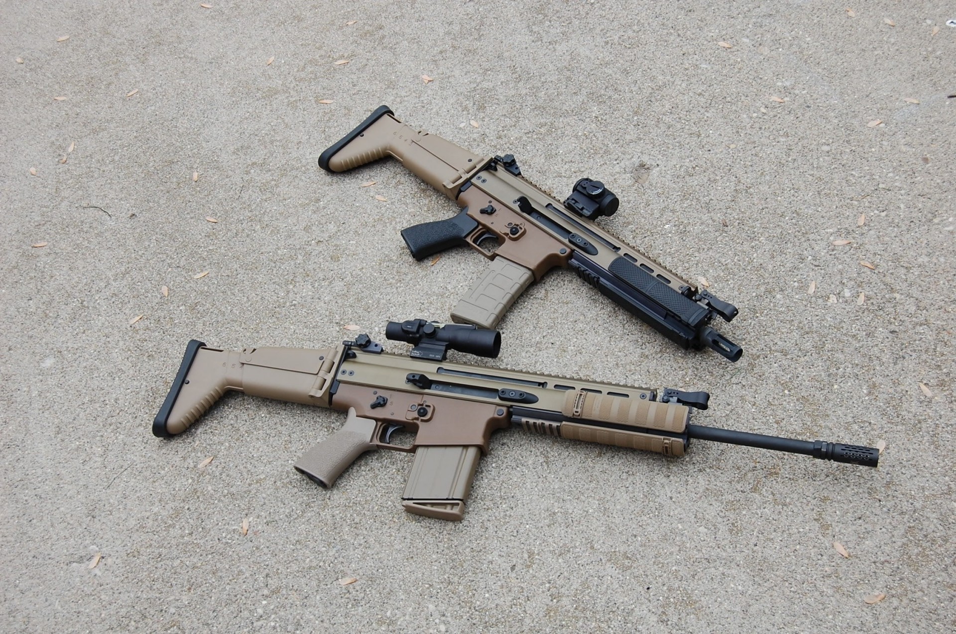 asphalte automates 2 pièces fn scar