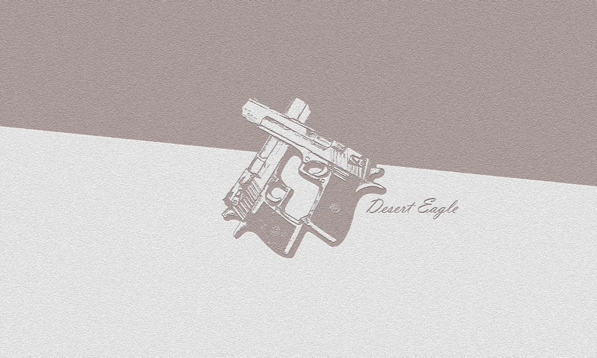 inscription desert eagle two color gun