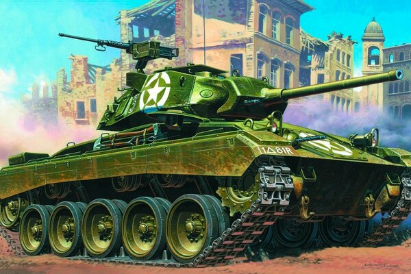 American light tank, M24 chaffee