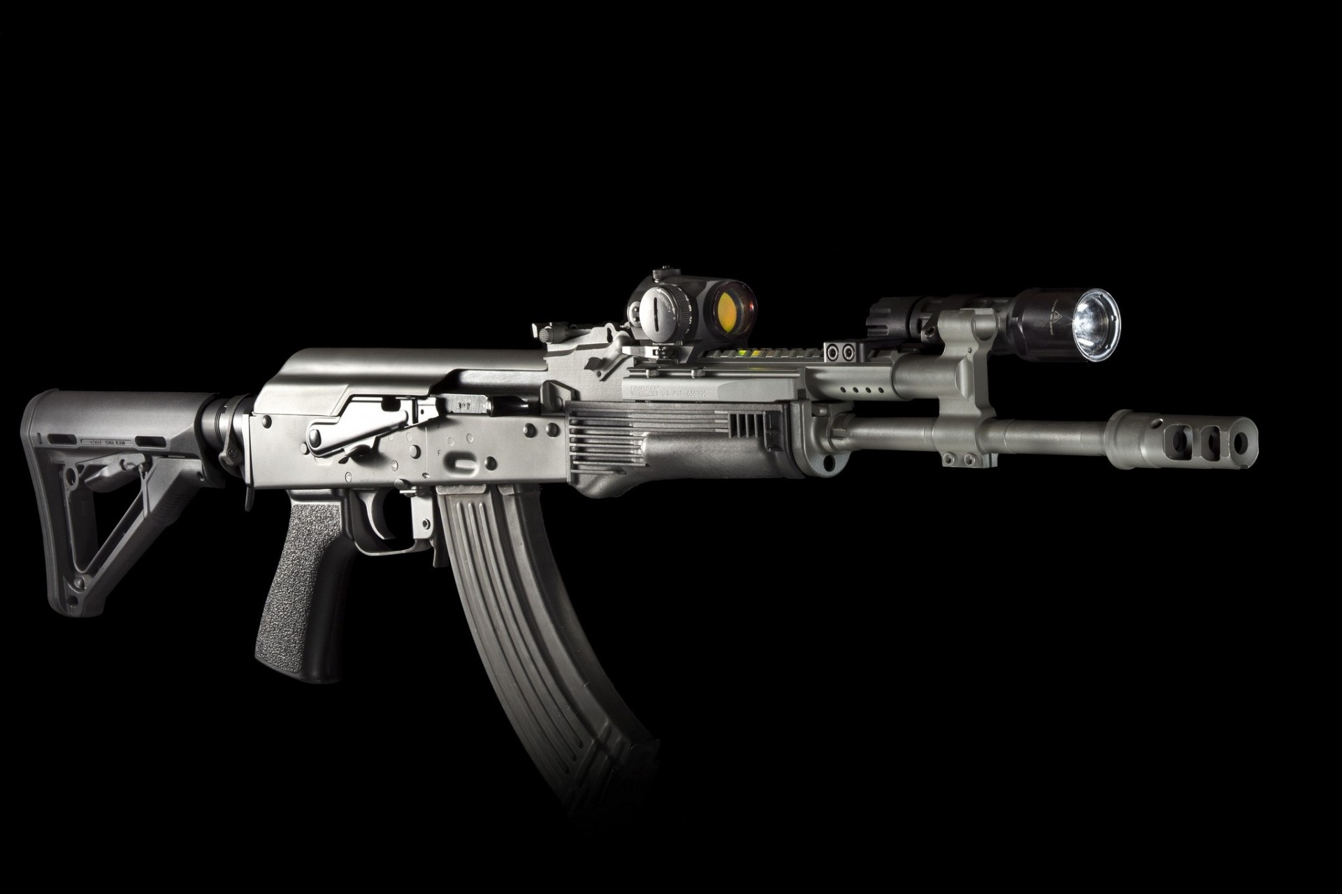 ak rifle asalto ametralladora