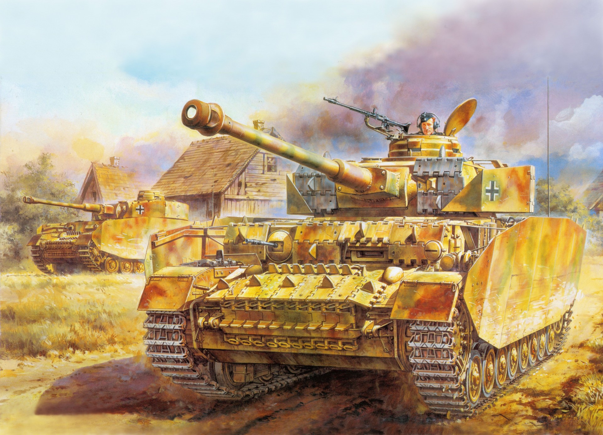 art pz.kpfw.iv réservoir figure