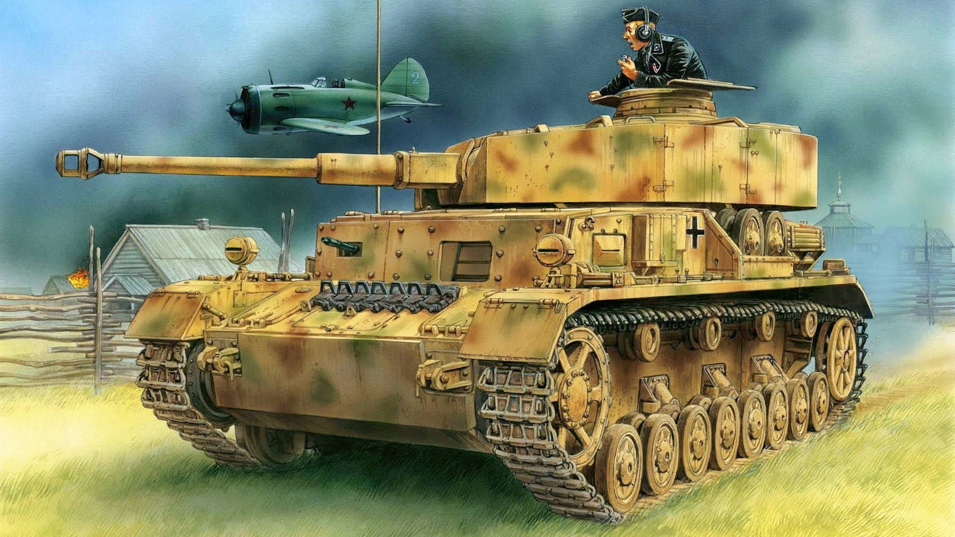 arte panzerkampfwagen iv dibujo